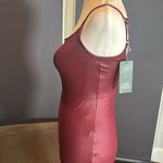 Wild Fable Women’s BodyCon Burgundy Liquid Bodysuit Ankle Length Size S NWT Photo 5
