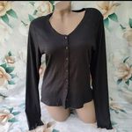 Wrangler brand 90s Vintage Ribbed Button Down Cardigan Long Sleeve Photo 0