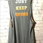 SO  Motivational Athletic Sporty Workout Graphic Sleeveless Tee Size XL Photo 6