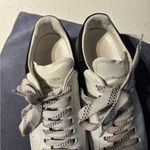 Alexander McQueen Women’s  Larry Oversized White/Black Shoe Sz 38 1/2 Sz 7.5 US Photo 10