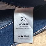 MOTHER High Waisted Button Midi Skirt in Blue Moon Sz 26 Photo 7