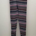 Mossimo Supply Co  Women’s Striped Colorful Geometric Leggings Rare Size SP Photo 0