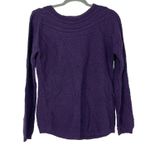 Croft & Barrow Purple Soft Classic Chic Knit Sweater Small Photo 0