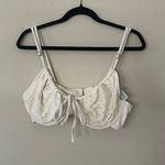 Forever 21  Cream Eyelet Bikini Top Size 2X Photo 2