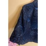 Chico's  Jacquard Floral Paisley Blazer Size 8 Photo 8