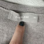 Everlane  Womens Size XS Wool Cotton Blend Cardigan Gray Taupe Lightweight Vneck Photo 3