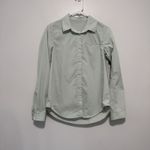 Lululemon  Full Day‎ Ahead Button Front Shirt in Pastel Green Size 4 Photo 3