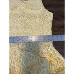 Butter Yellow Dress Lace Sleeveless Summer Size 8 Eva Mendes NewYork & Co. EUC Photo 5