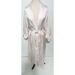 Bert Yelin For Iris Vintage Long Sleeve Collar Sleeping Robe Pink ILGWU Small Photo 6