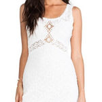 Free People Revolve Ivory Daisy Chain Medium Lace Crochet Mini Dress #OP2-1 Photo 0