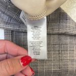 Tahari  Faux Leather Plaid Leggings Photo 3