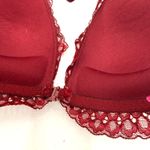 La Senza  Maroon Lace Front closure Halter Bra Size Small Photo 5