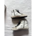 Golden Goose Slide High Top Glitter Toe Leather Quarter and Star Horsy Wave Photo 6