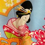 Natori  Geisha Garden Mandarin Tunic Top Large NWT V Neck Sleep Lounge Photo 4