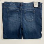 True Craft Jeans Denim High Rise Skinny Stretch Wiskering Medium Wash Blue Photo 7