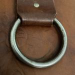 Source Unknown Vintage Leather Floral Tooled Shoulder Bag Saddle Bag 9x9.5 in Photo 10