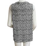 Ellen Tracy  Sleevless Black & White Half Zip Top size large Photo 1