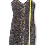 Sue Wong Y2K Nocturne Brown Ruched Dress 2 Photo 5