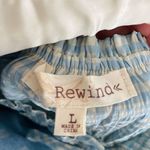 Rewind Blue and White Tank Top Blouse  Photo 6