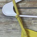 frankie's bikinis Frankie’s Bikini Yellow Terry Cloth Swim Top Size L Photo 3