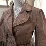 Tally Weijl  “My Totally Sexy Jacket” Brown Utility Blazer L Photo 2