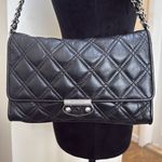 Judith Ripka Black Quilted Chain Shoulder Bag Photo 1