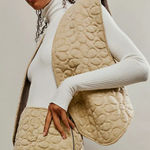 Free People  Folk Floral Daisy Vest in Almond Photo 0