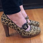 Saks 5th Avenue Leopard Print Mary Jane Heels Photo 0