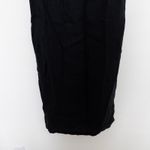 Ha Tran Womens Linen Dress Size 4 Black Midi Minimalist Cottage Lagom Modern Photo 5