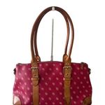 Dooney & Bourke Hot Pink Signature Coated Canvas Handbag Photo 0