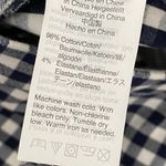 J.Crew Womens Martie Gingham Plaid Pants Size 6 Navy Blue Crop Ankle Career Photo 7