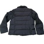 1 Madison  down feathers filled puffer 3 in 1 black quilted jacket size large Photo 1