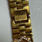 Soft Bangle hinged Link Crystal Bracelet Watch Victoria Wieck GOLD Photo 7