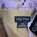 City Chic  Lavender Lace Tank Top - Size 18 Photo 3