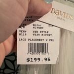 David's Bridal David’s Bridal Ivory Tulle & Lace Beaded Wedding Gown & Veil size 12 New Photo 13
