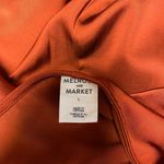 Melrose and Market #250  Ruched Satin Slip Dress in Rust Henna Photo 6