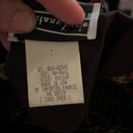 Vintage 90s Floral Velvet Button Photo 5