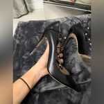 Valentino Garavani  EU 39.5 Rockstud Laceup Heels, Black Photo 7