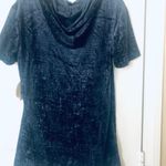 Gypsies & Moondust Navy Velvet Hoodie M NWT Photo 1