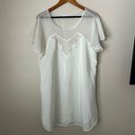 Vintage whimsy cottage core floral night gown White Size M Photo 0