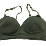 Kindly Yours Large Green Sea Spray Bra Cross Over Hybrid Wireless Photo 0