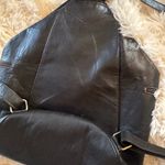 None Chic Black Leather‎ Women's Backpack Handmade Artisan Photo 3