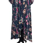 Calvin Klein  Floral Maxi Dress Size 20W Hi Low Tiered Faux Wrap Cottage Modest Photo 5
