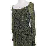 cupcakes and cashmere Demi Floral Smocked Dress M Green Size M Photo 7