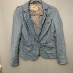 Pilcro and the Letterpress Denim Blue Blazer Jacket XS Photo 3