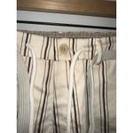 Mason's Striped Drawstring Striped‎ Linen Blend Easy Pants NWT Size 40 (US S) Photo 2