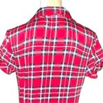 Tartan red plaid stretchy top Red Size M Photo 6