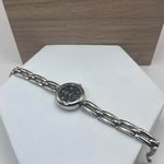 Women’s Timex, Small Black Face, Bracelet Style Band Silver Photo 6