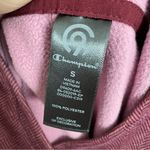 Champion C9 Hoodie Sweatshirt Pockets Herringbone High Low Hem Thumbholes Wine Photo 12