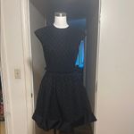 Carven Black Textured Sleeveless Dress Size 2 Photo 4